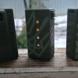 Тактичний ліхтар Vol3D з червоним та білим світлом, 2700 mAh