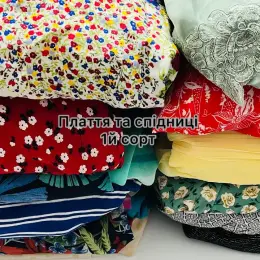 Платья и юбки оптом, 1 сорт, 10 кг