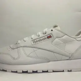 Reebok Classic Leather белые мужские кроссовки 38.5 размера