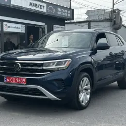 Volkswagen Atlas Cross Sport 2020 3.6L Синий