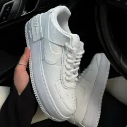 Nike AF1 Shadow White Premium Женские кроссовки