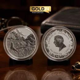 Срібна монета "Чудеса Австралії: Аутбек" 31,1г 9999 проба