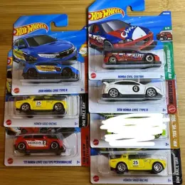 Hot Wheels Honda Civic Type R, Honda S2000, Ford GT, Ford Mustang Shelby GT500