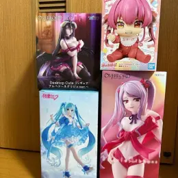 Збірний лот фігурок: Overlord Albedo, Hololive Houshou Marine, Hatsune Miku, BiCute Ribbons Figure