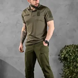 Літній тактичний костюм поло Lacoste Sport