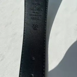 Чорний ремінь Louis Vuitton LV, розмір 100/40