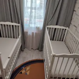 Дитяче ліжко з маятником 120х60 см