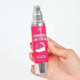 Їстівний гель лубрикант Secret Play HOT EFFECT KISSABLE LUBRICANT 50 ml, полуниця