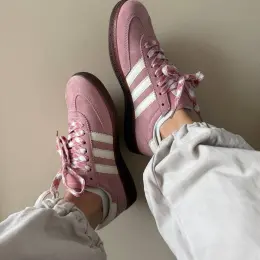 Adidas Handball Spezial Wonder Orchid Off White рожеві замша шкіра розміри 36-41