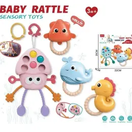 Набор погремушек Baby Rattle Sensory Toys для детей от 3 месяцев