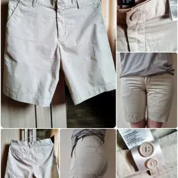 Чоловічі класичні бежеві шорти H&M W30/S-M/46-48