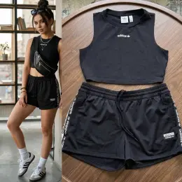Спортивний комплект Adidas жіночий чорний розмір M