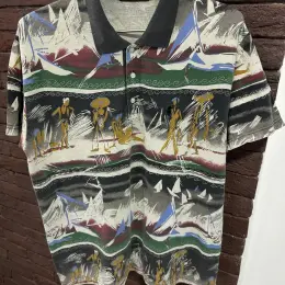 Vintage Polo Ralph Lauren Мужская рубашка поло размер M-L