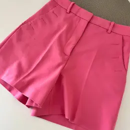 Рожеві жіночі шорти ZARA висока посадка розмір S