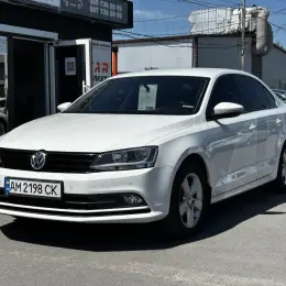 Volkswagen Jetta VI покоління (FL) 2016 1.6 л Дизель Передній Привід Білий