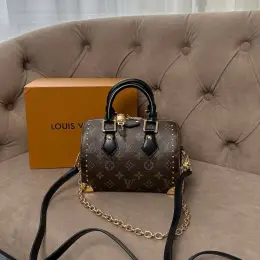 Louis Vuitton Trunk 20 Monogram Canvas with Studs and Chain