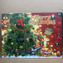 Новорічний поїзд навколо ялинки Merry Christmas