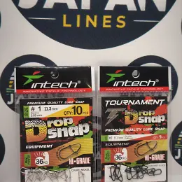 Застібки Intech Drop Snap для риболовлі