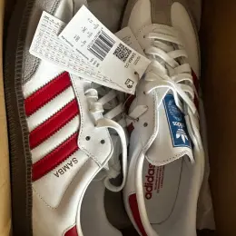 Кросівки Adidas Samba OG White/Red