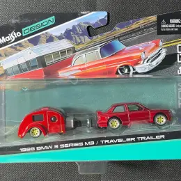 1988 BMW 3 Series M3 / Traveler Trailer Maisto Design 1:64