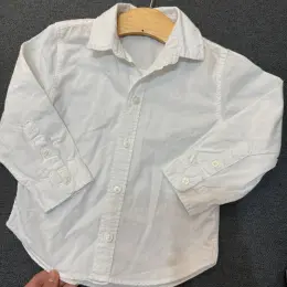Біла сорочка H&M для хлопчика 86/92 см