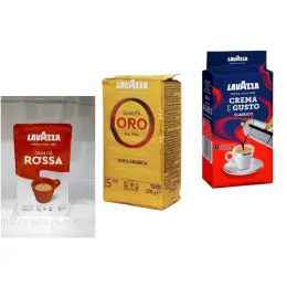 Кофе молотый Lavazza Qualita Rossa, Oro, Crema e Gusto 250г