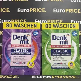 Пральний порошок Denkmit Classic для кольорових речей та універсальний 5200г