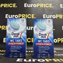 Таблетки для туалету Denk Mit WC TABS 3-FACH-POWER (16 шт.)