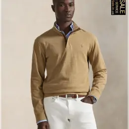 Чоловічий светр Polo Ralph Lauren з коміром-блискавкою