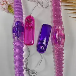 Двосторонній спіральний фалоімітатор Double Ended Dildo 35,5 см