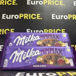 Шоколад Milka MAX Raisins & Nuts 300г