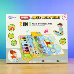 Музичний килимок 3 в 1 Ozen Star Jazz Play Mat Piano & Vehicle & Jazz