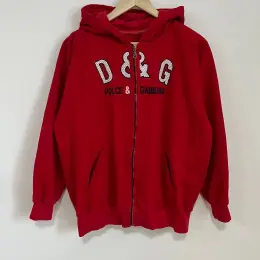 Зіп худі Dolce & Gabbana червоне S