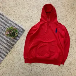 PRL Big Pony Hoodie Red M-L