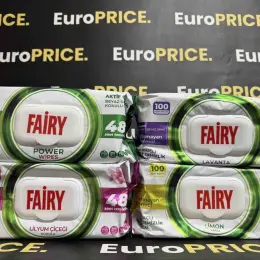 Вологі серветки для прибирання Fairy Power Wipes (100 шт.)