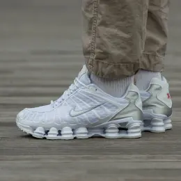 Nike Shox TL White Silver