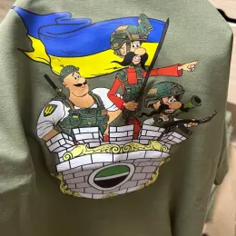 Футболка лімітована Козаки Бахмут хакі