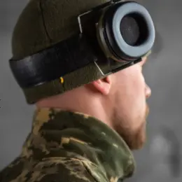 Активні тактичні навушники Tactical 6S чорні/олива