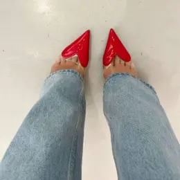Alaia Женские туфли с красным сердечком