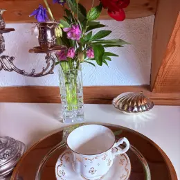 Чайная/кофейная пара, Англия, костяной фарфор