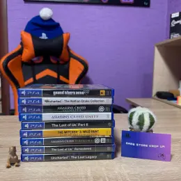 Игры для PlayStation 4: Grand Theft Auto V, Uncharted, Assassin's Creed, The Last of Us, The Witcher 3