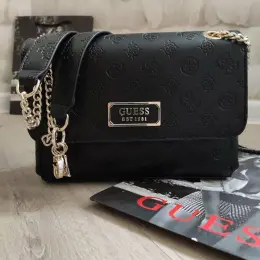 Guess Love monogram original сумка чорна