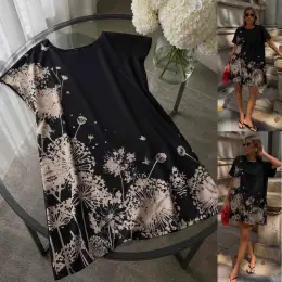 Сарафан SHEIN 2XL чорний з принтом
