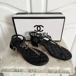Босоніжки Chanel чорні 37 розмір (24 см)