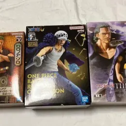 Коллекционные фигурки One Piece (Roronoa Zoro, Trafalgar Law, Benn Beckman)