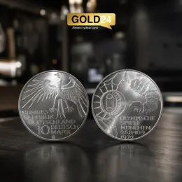 Монета срібна «Олімпіада - 72 Мюнхен Стадіон» 625 проба, 15,5г