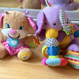 Інтерактивні іграшки Fisher-Price: собачка та слоник