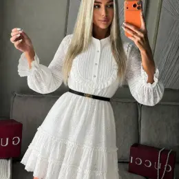 Стильна сукня з бавовни #zimmermann