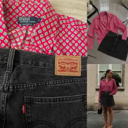 Набір: Спідниця Levi's та сорочка Polo Ralph Lauren, розмір L