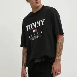 Чоловіча оверсайз футболка Tommy Jeans чорна розмір M